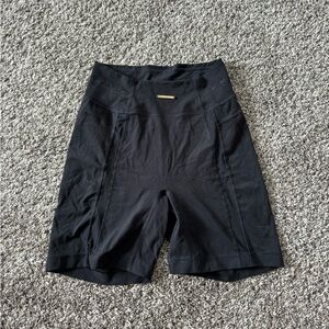 Whitney Simmons Gymshark black shorts